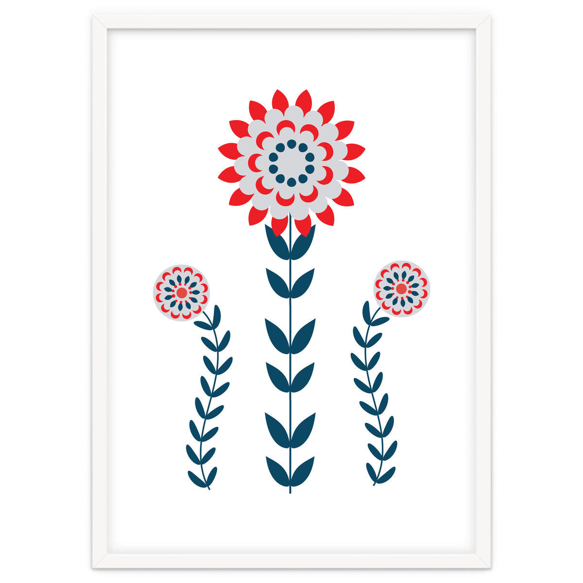 Scandi Folk Flowers
