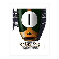 Australian Grand Prix Art Deco poster (Print Only)