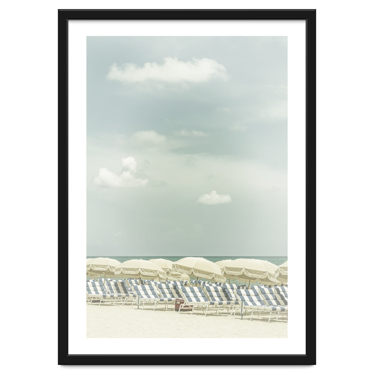 Vintage beach scene