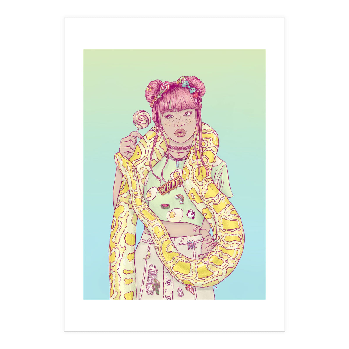 Candid Candy Lady (Print Only)