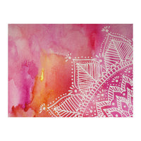 Abstract mandala tye-die - pink (Print Only)