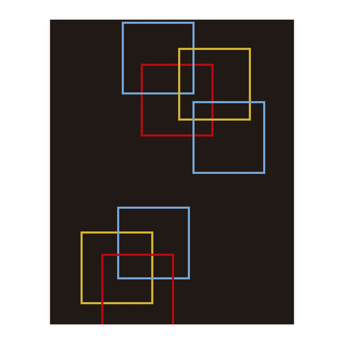 Geometric Minimalist Abstract Modern 4 (Print Only)