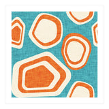 Day At The Lake Blue Orange (Print Only) thumbnail