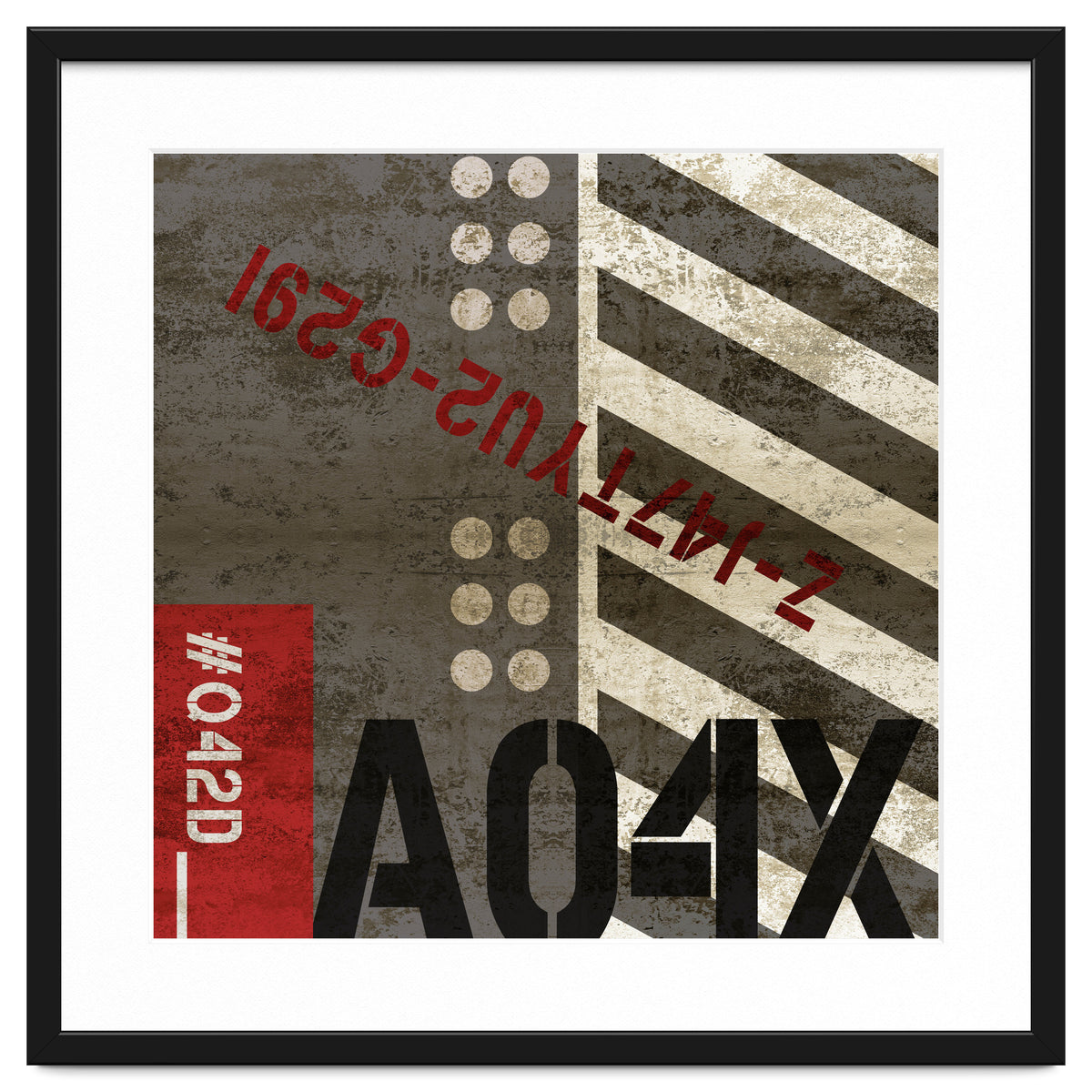 Abstract Industrial Grey Stripes