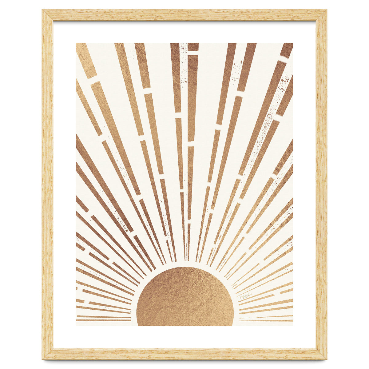 Sun Shines Inside You Gold