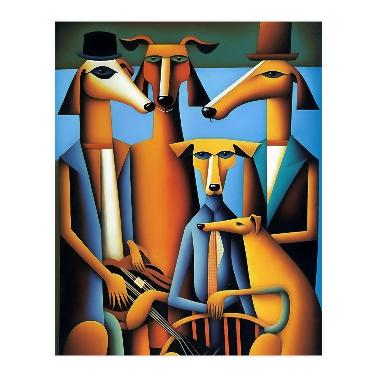 Greyhounds Max (Print Only)