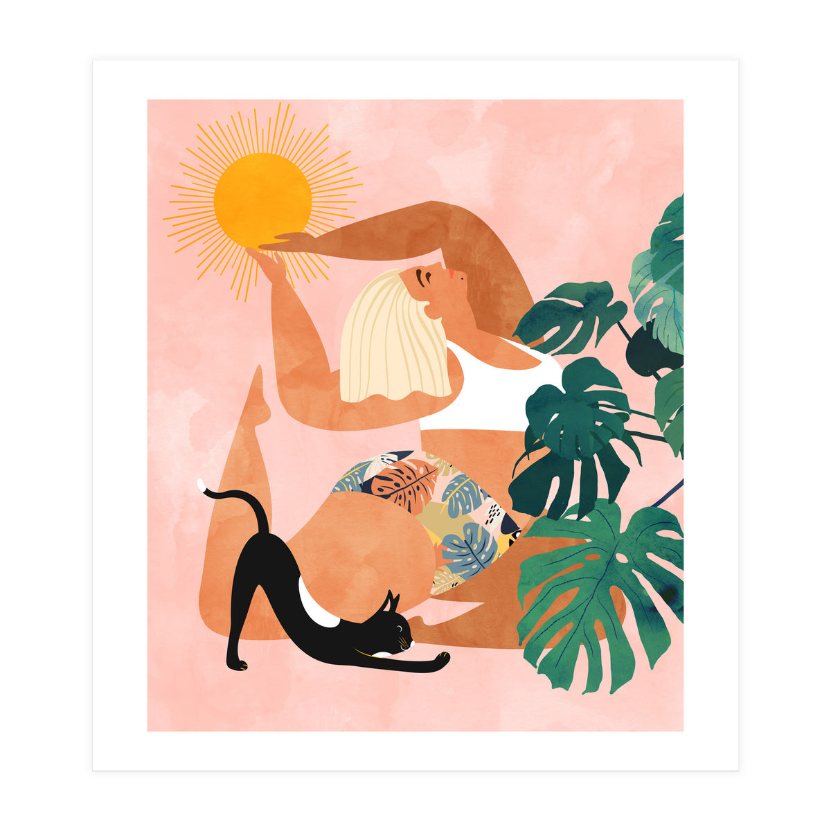 Tropical Yoga (Print Only)