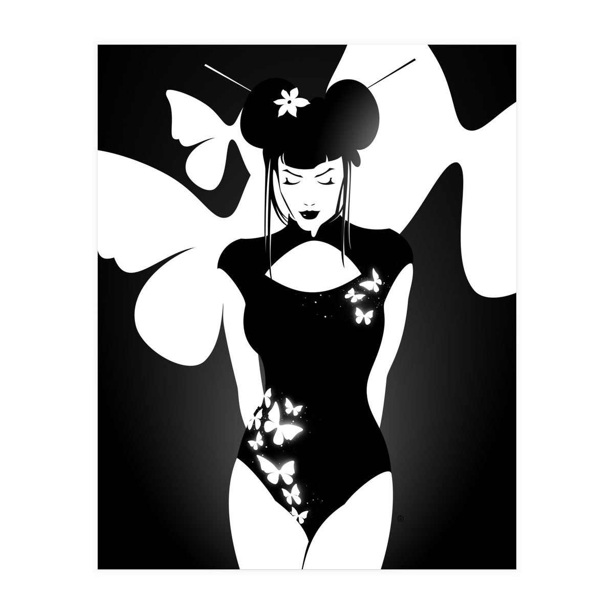 Wrapped In Butterflies (Print Only)