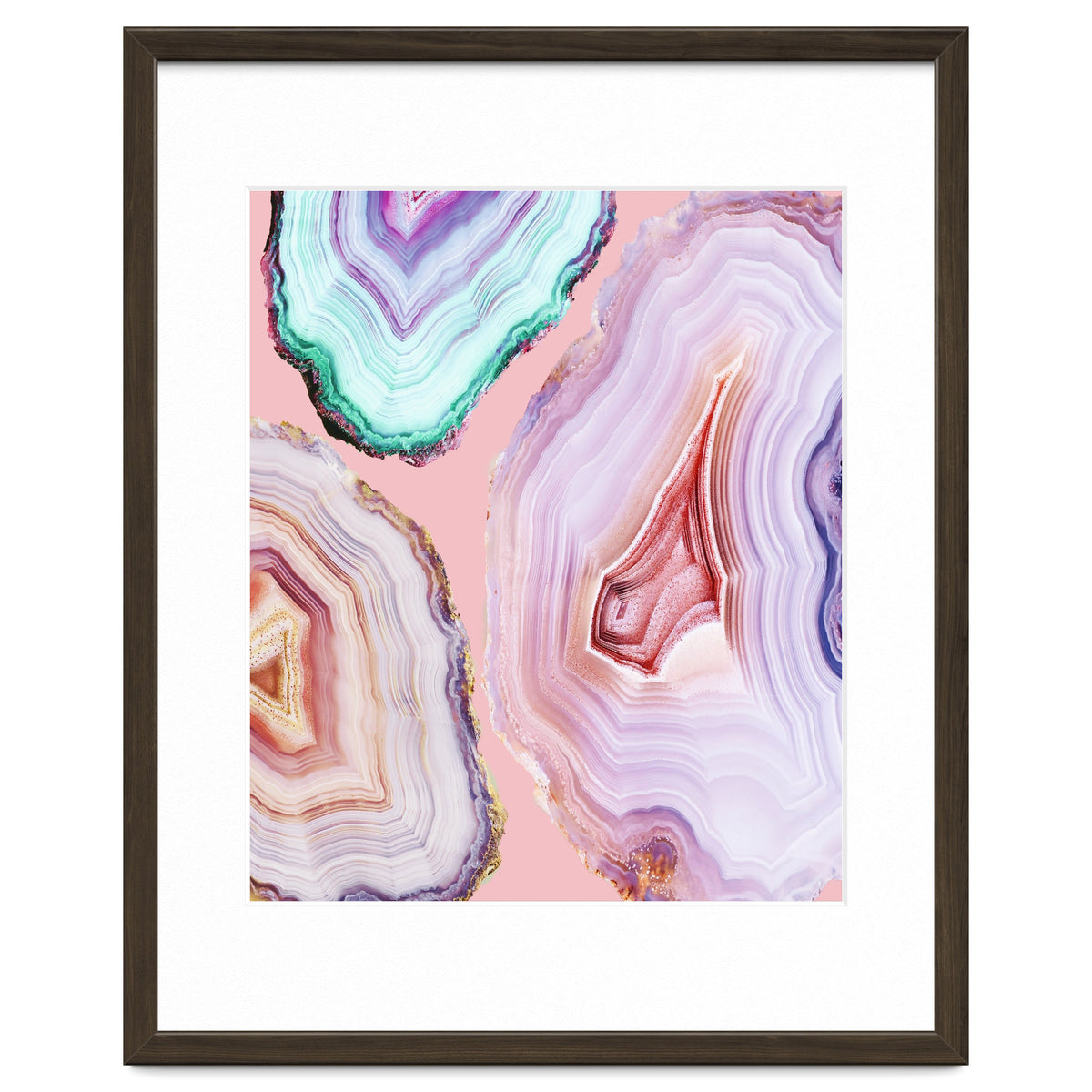 Mineral Agates #Glam collection