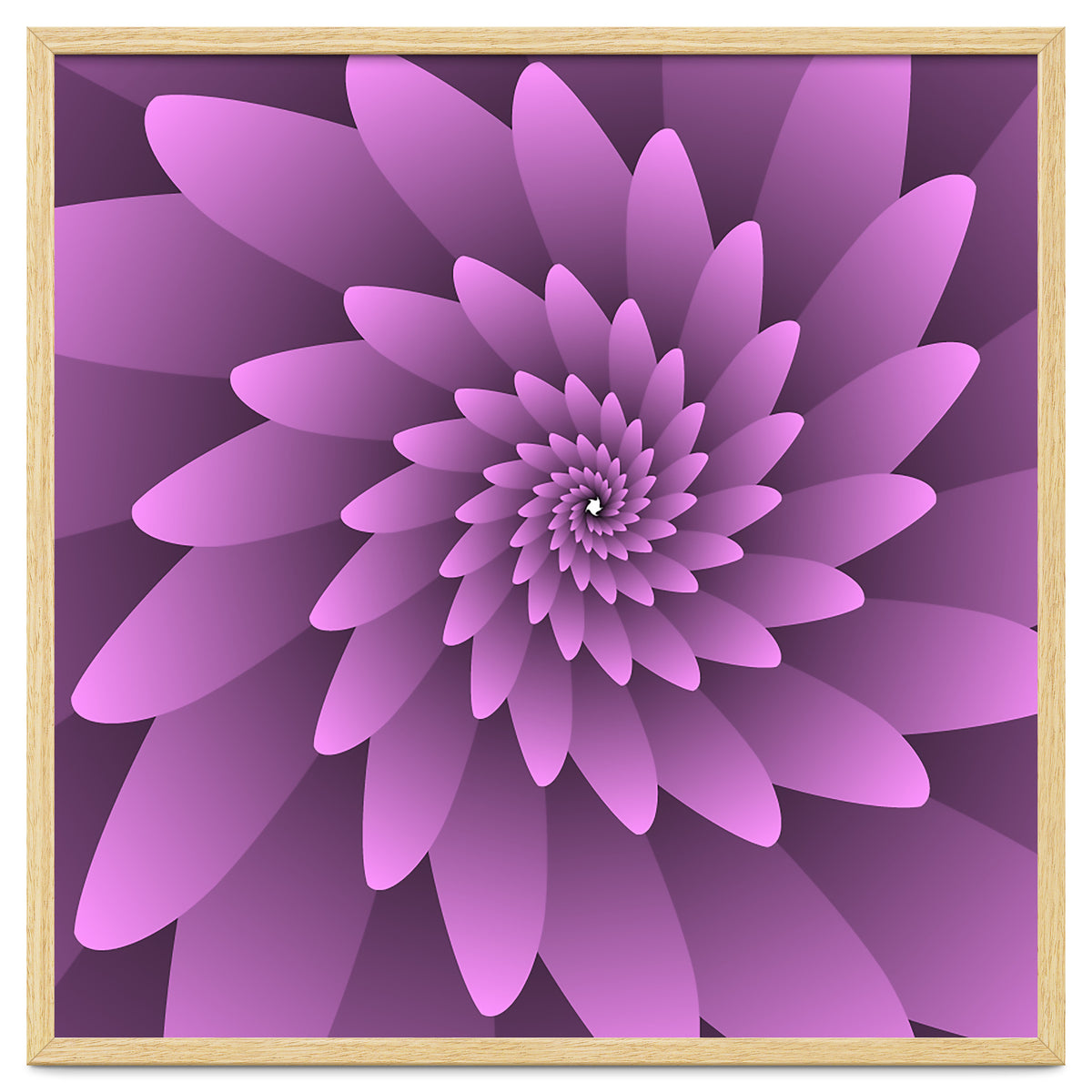 3 D Floral Modern Pink Art