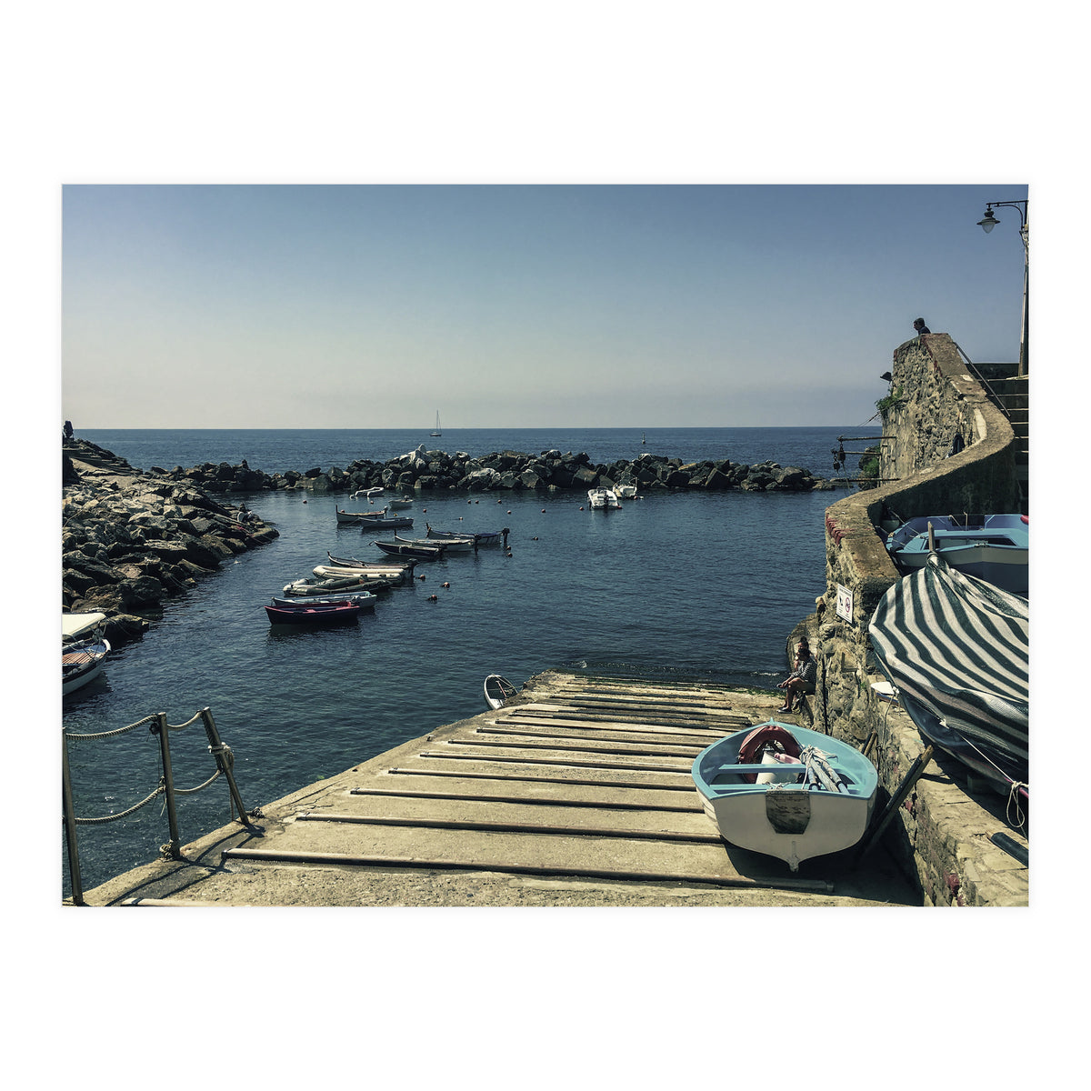 Cinque Terre Boarding (Print Only)