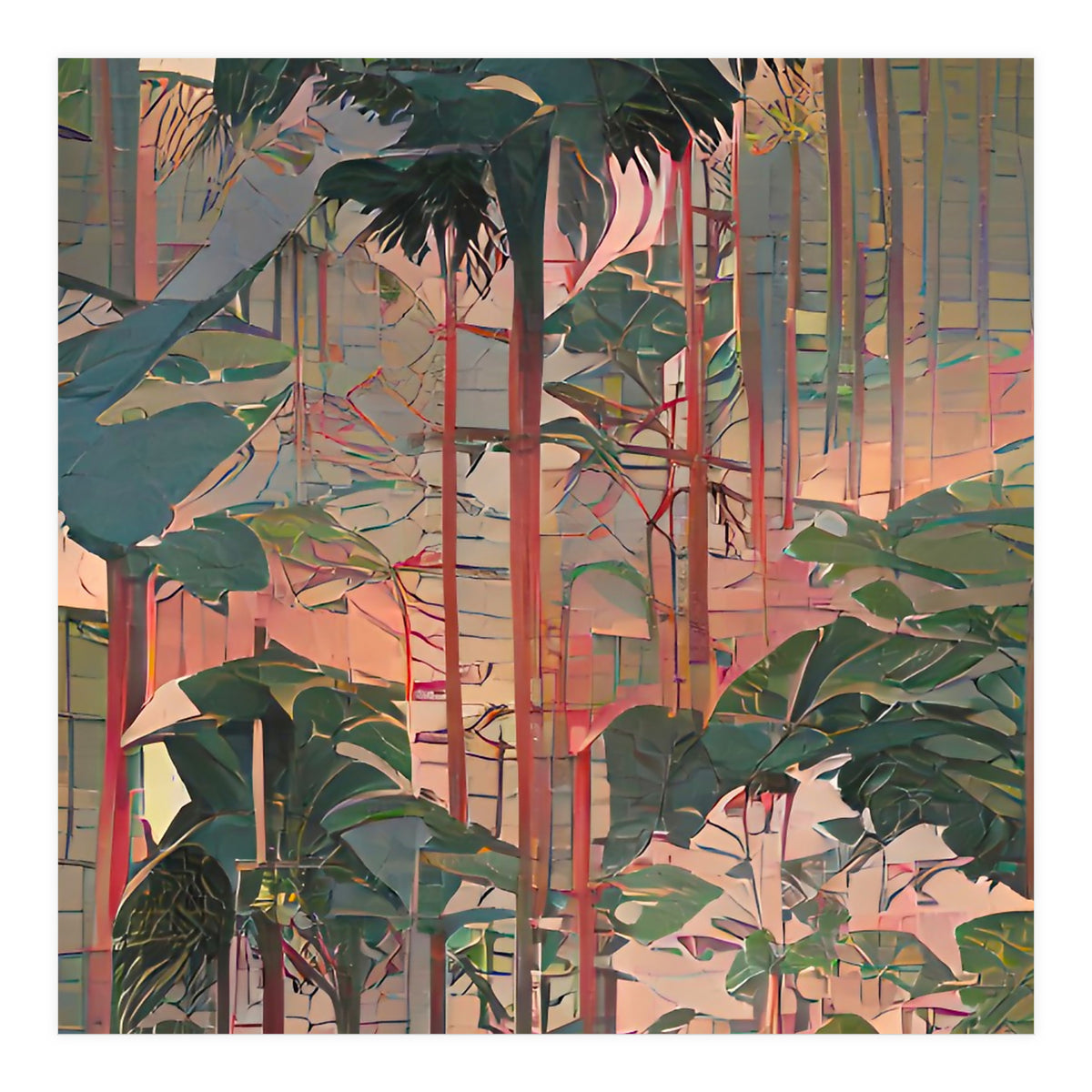 TROPICAL FOREST no2-A - UKIYO-e (Print Only)