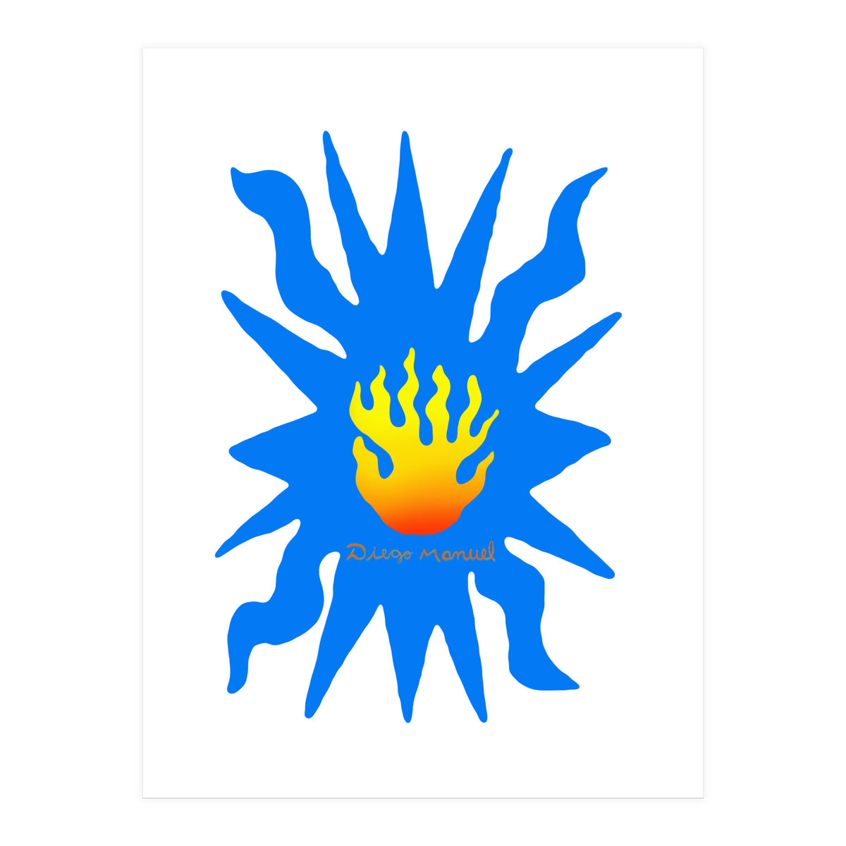 Fuego 42 Copia (Print Only)