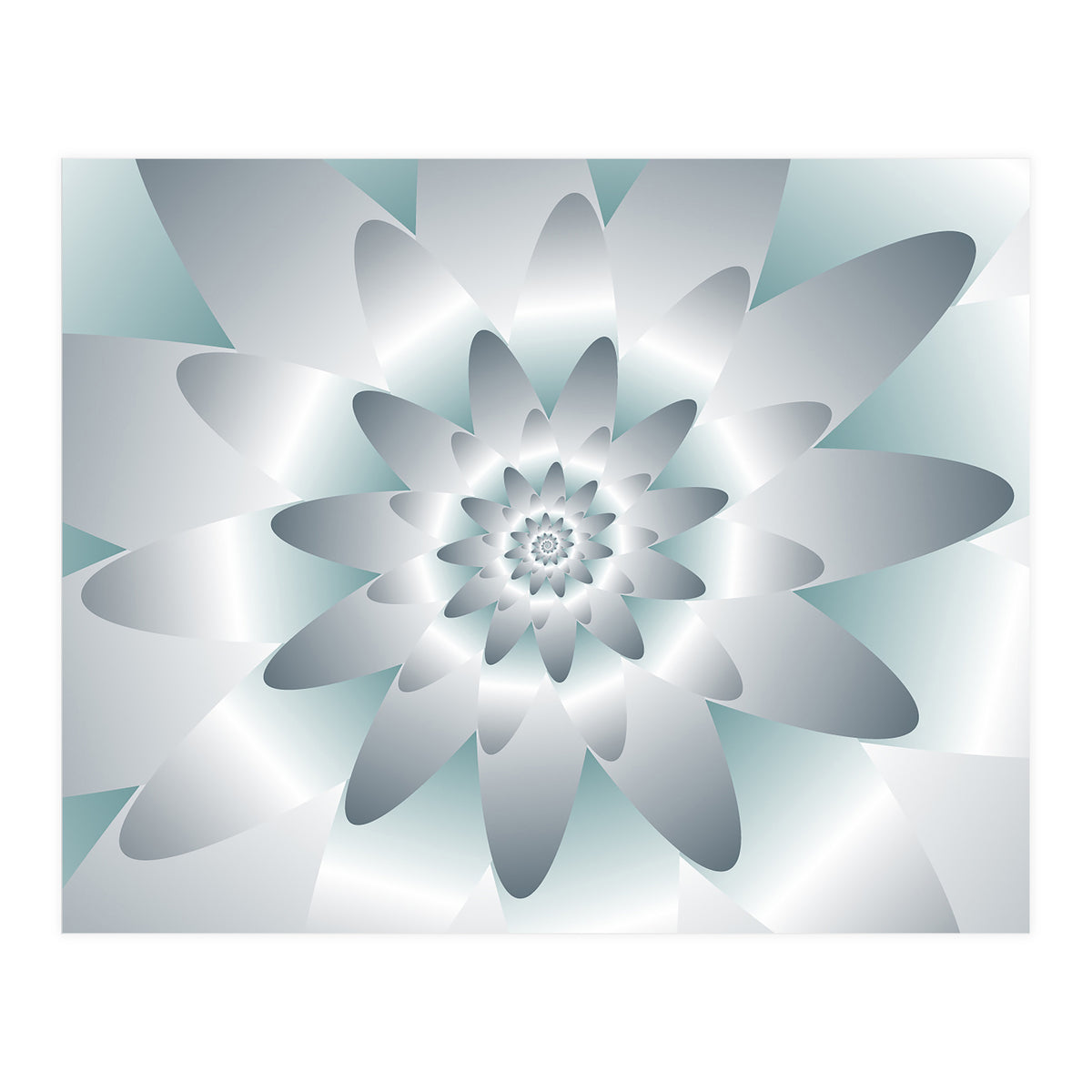 Swirl Flower Pattern  (Print Only)