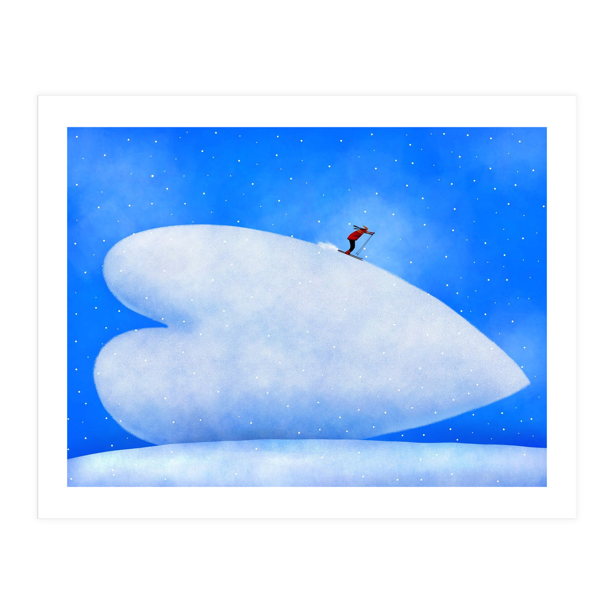 Love Of Skiing (Print Only)