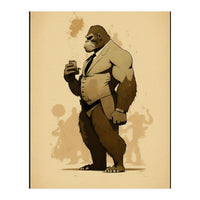 Gorilla Comic Fashion Sketch (Print Only)