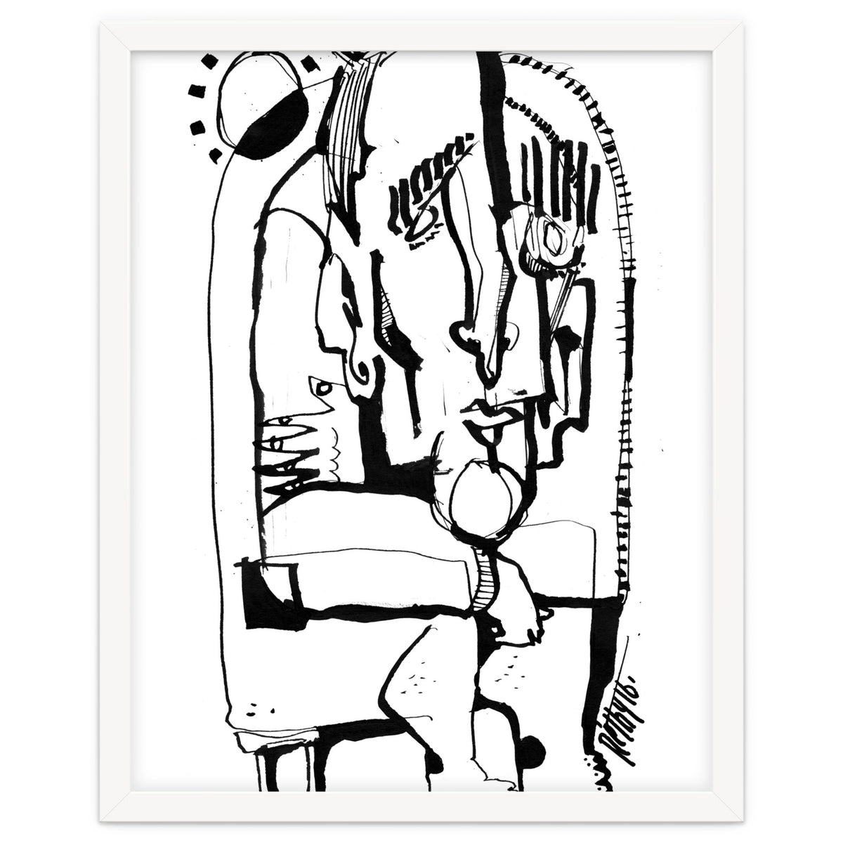 Freezing in Sunlight - b&w