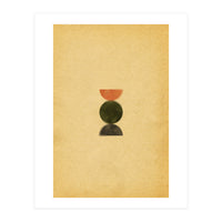 Blurry mid century modern shapes (Print Only)