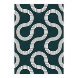 My Favorite Geometric Patterns No.35 - Green Tinted Navy Blue (Print Only) thumbnail