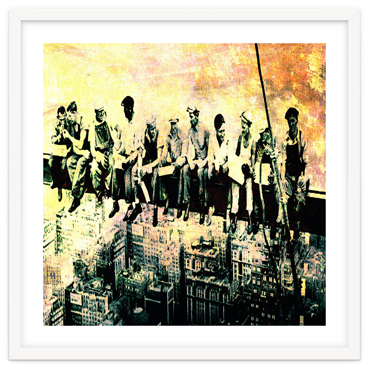 Rereading Lunch Atop A Skyscraper