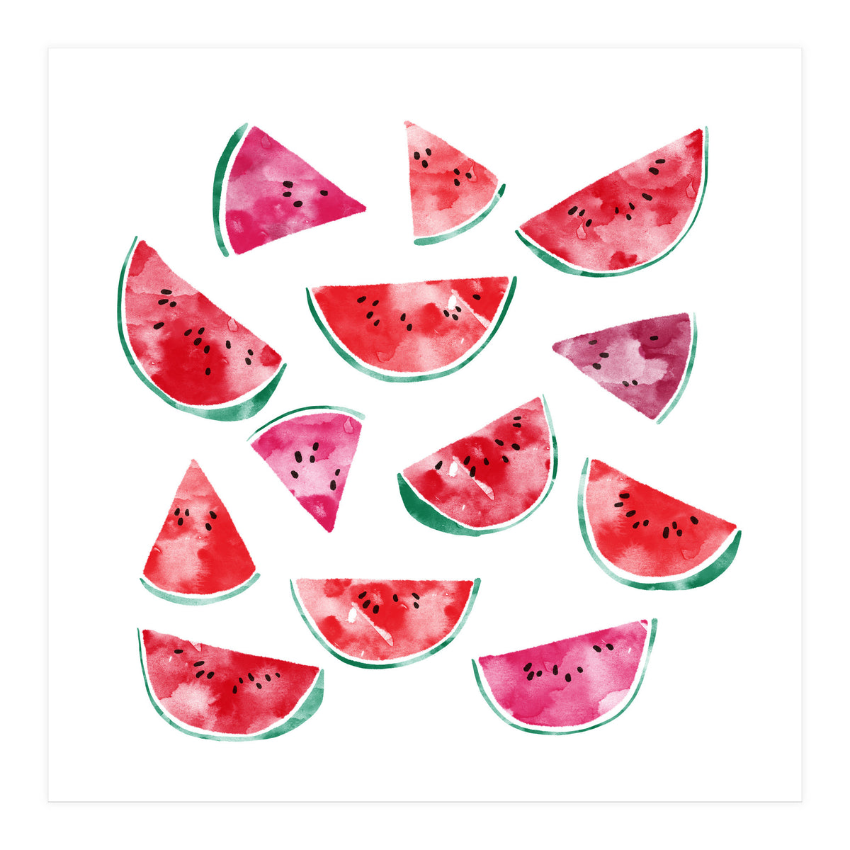 Watercolour Watermelons (Print Only)
