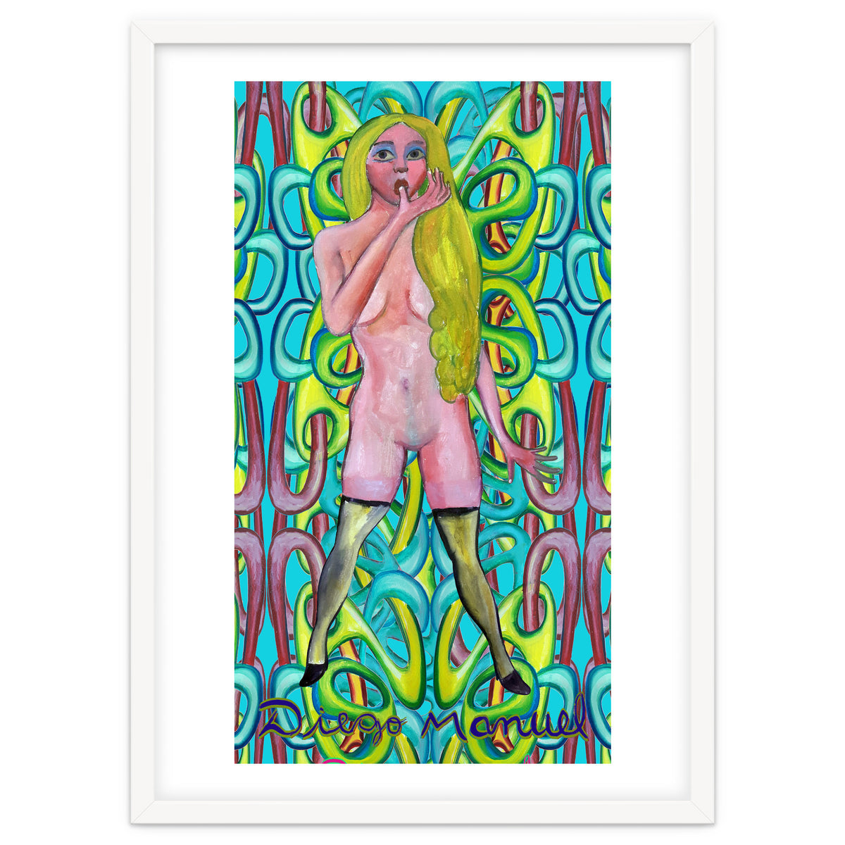 Chica Con Medias 2 B