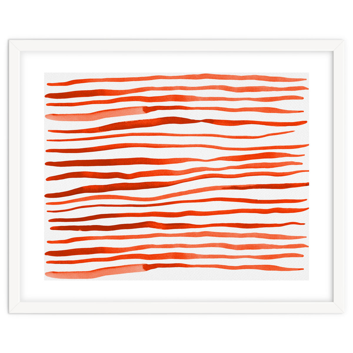 Irregular orange lines pattern