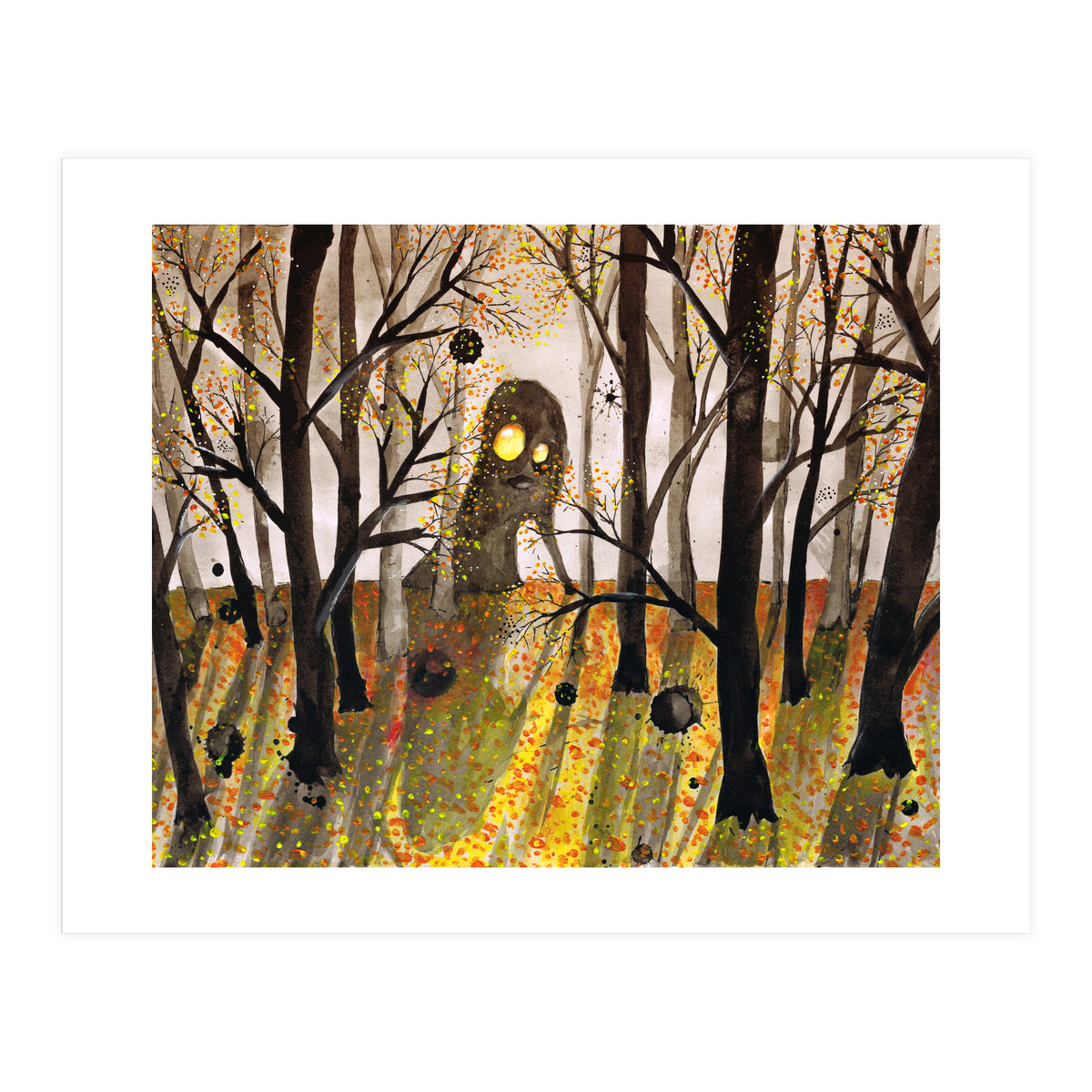 Monster in the woods (Print Only)