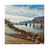 Ducks on Lake Garda, Italy. (Print Only) thumbnail