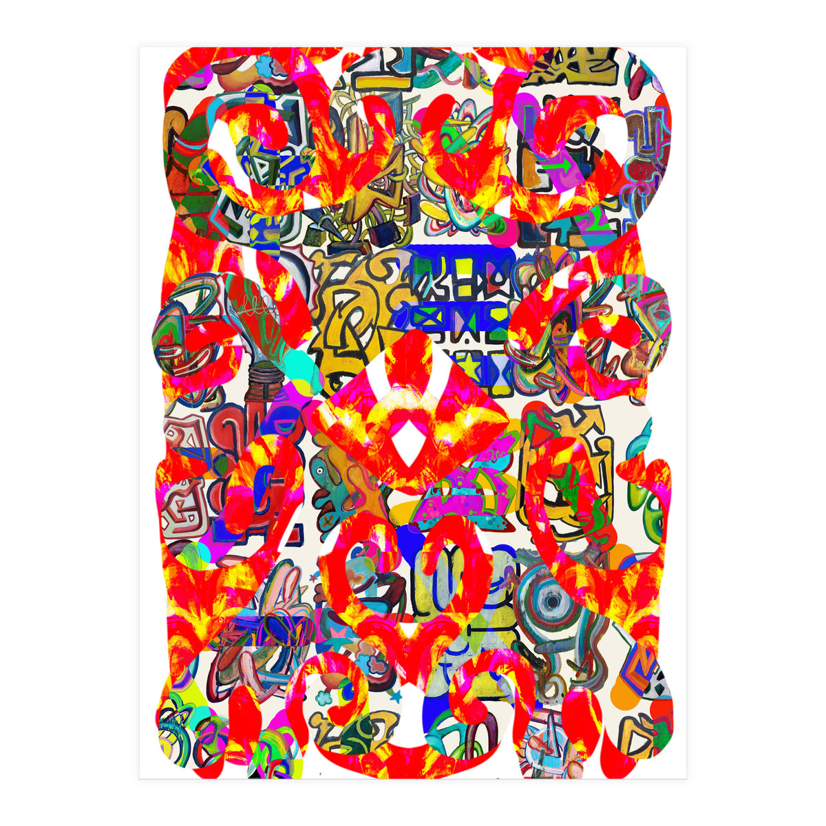 Pop Abstract Asimetrico 33 Copia (Print Only)