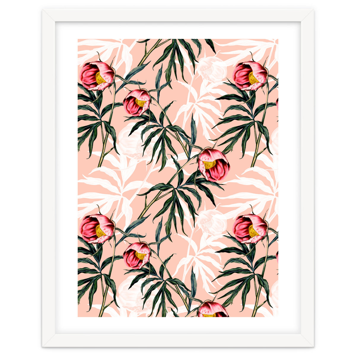 Flowery blooming pink