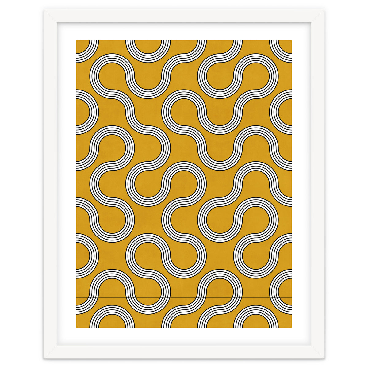 My Favorite Geometric Patterns No.31 - Mustard Yellow