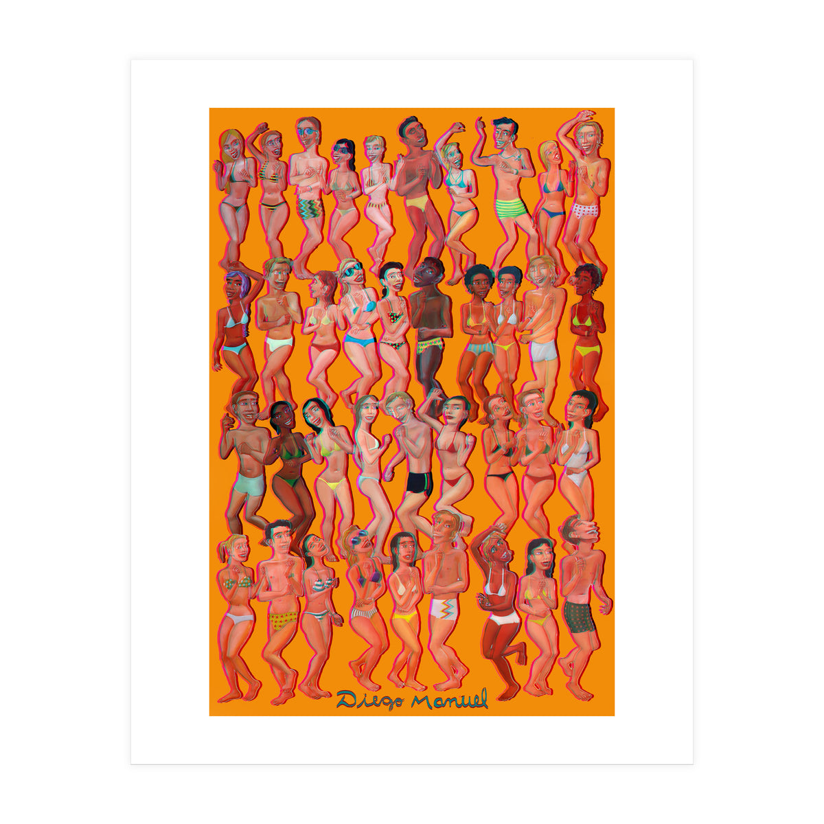 Bailando En La Playa 3d (Print Only)