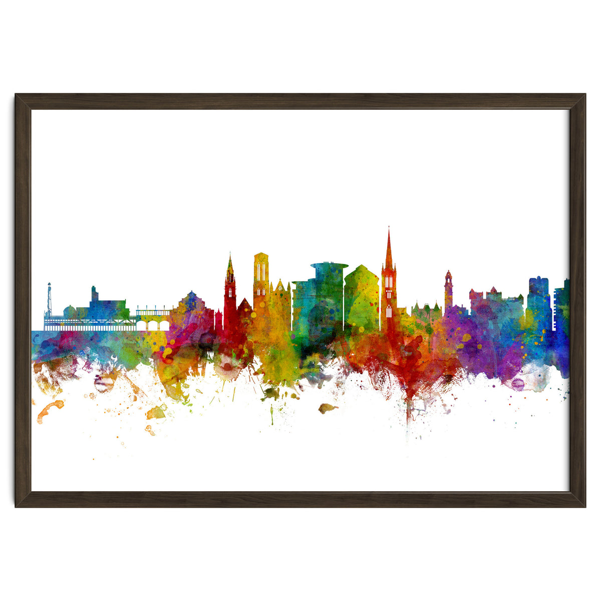 Bournemouth England Skyline