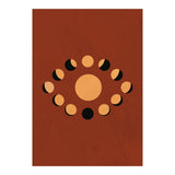 Lunar Eclipse Moon Illustration (Print Only) thumbnail
