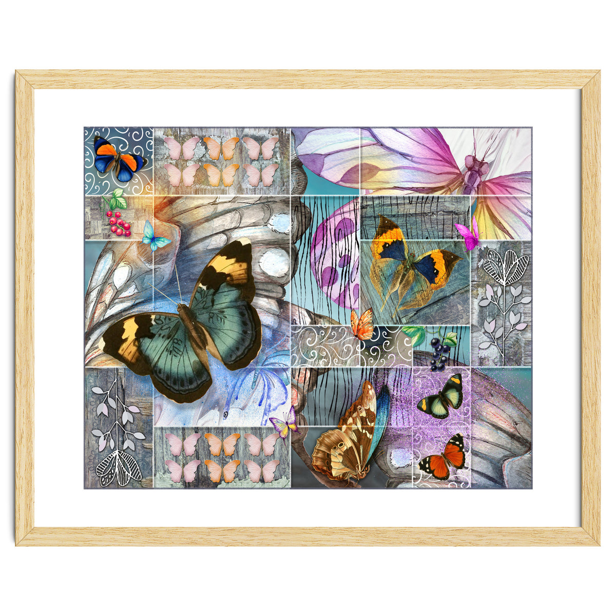 Butterfly Wings Collage