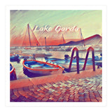 Boats On Lake Garda (Print Only) thumbnail