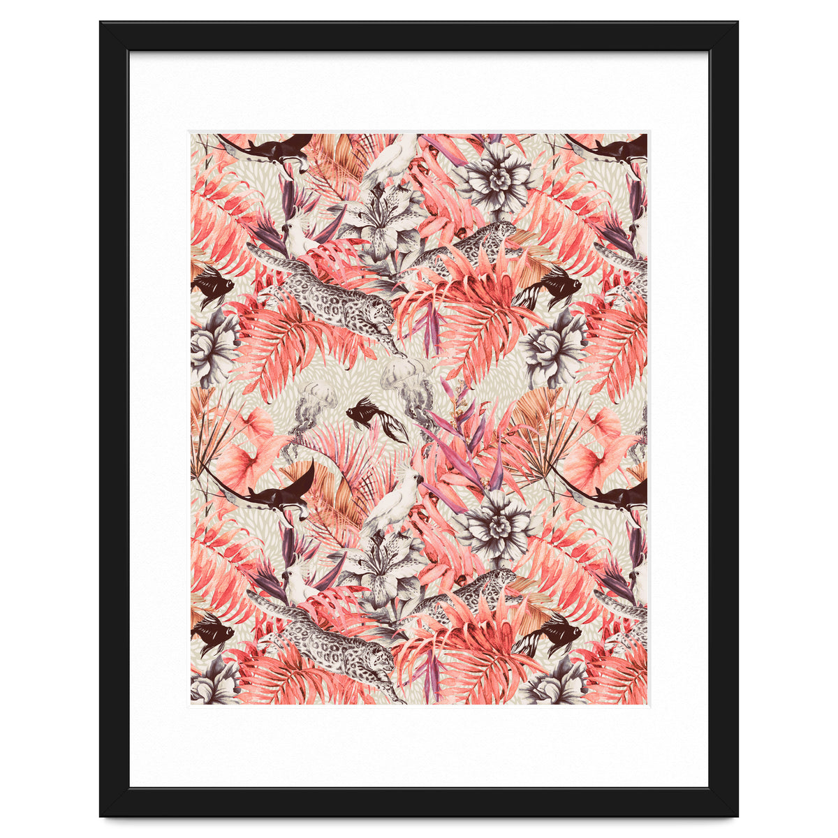 Tropical paradise pink