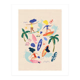 Surfing Girl Light (Print Only) thumbnail