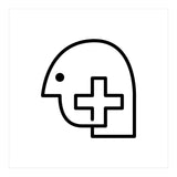 Head Plus_White (Print Only) thumbnail