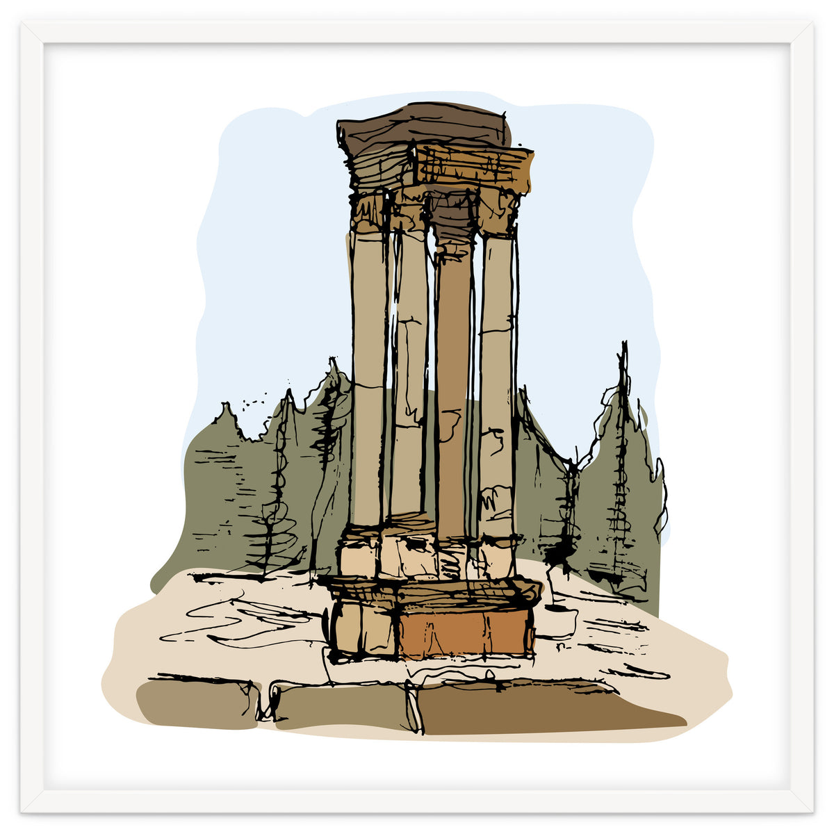 Anjar Tetrastyle, Lebanon