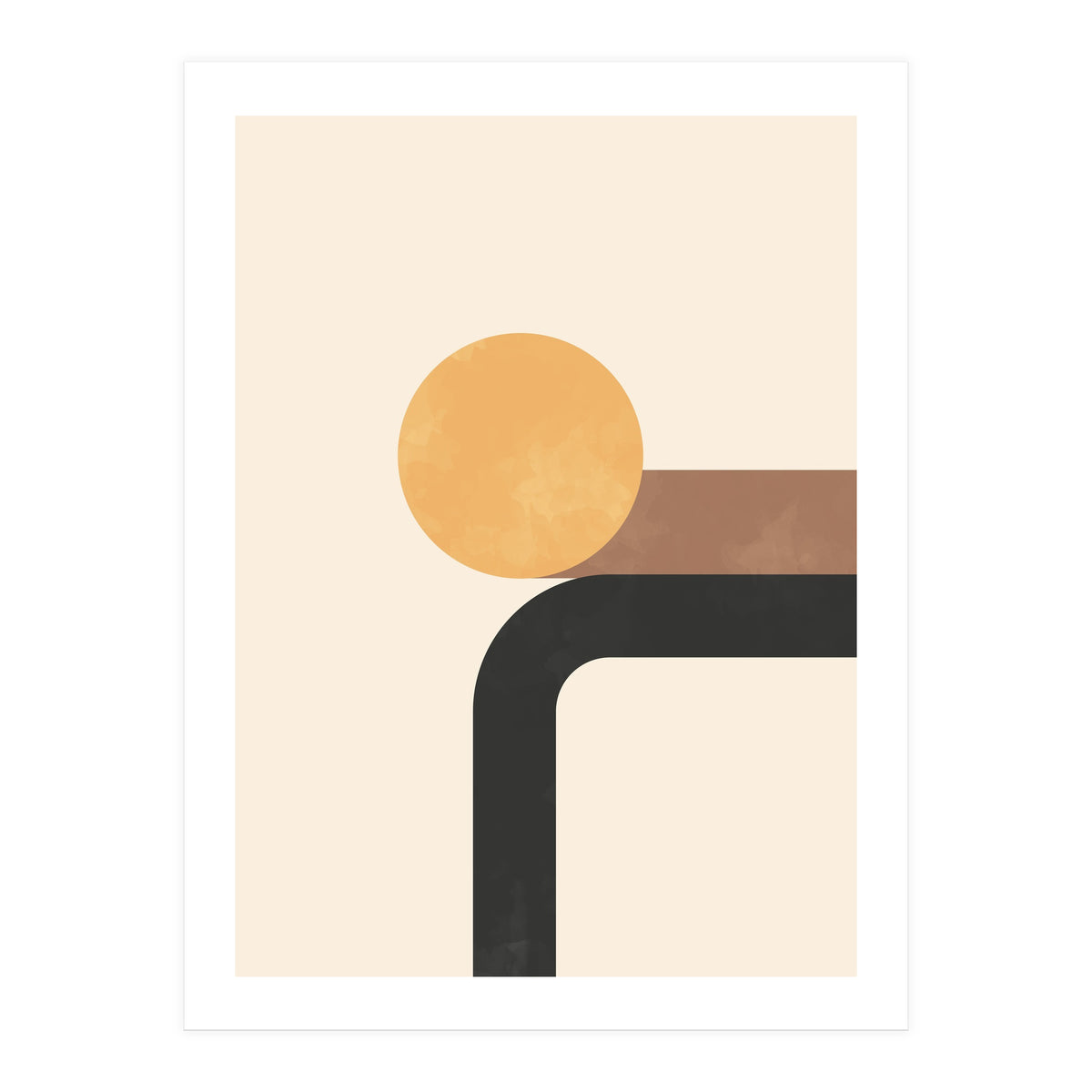 Geometric Mid Century Form (Print Only)
