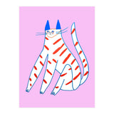 Stripey Cat (Print Only) thumbnail