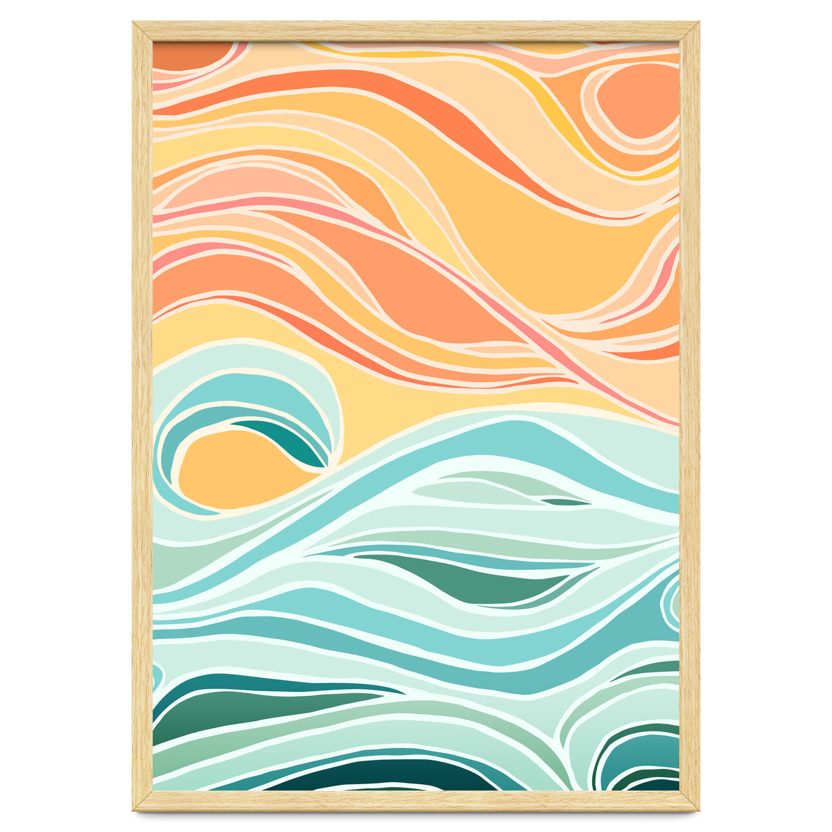 Sky And Sea Abstract