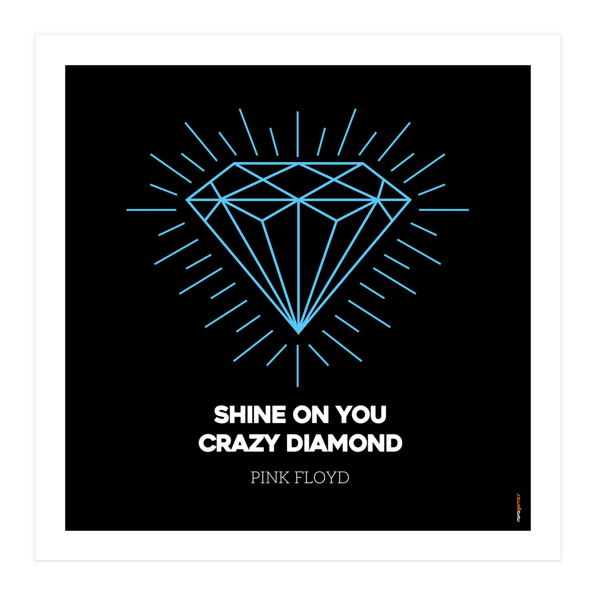 Pink Floyd Shine On You Crazy Diamond (Print Only)