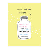 Nice Words Inside  (Print Only) thumbnail