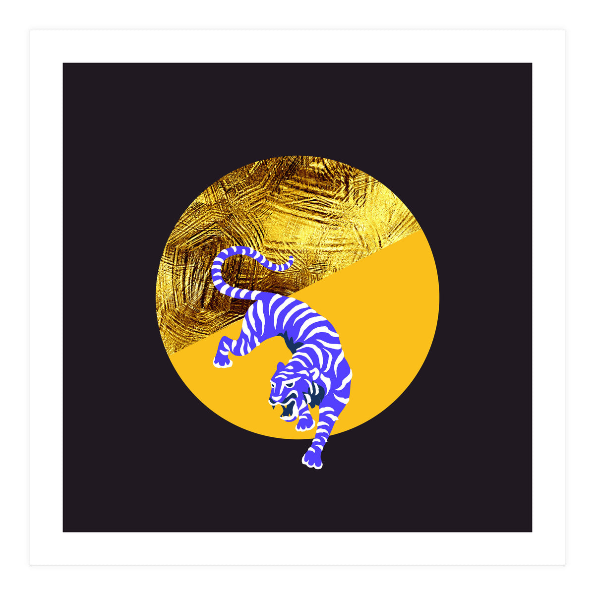 blue tiger (Print Only)