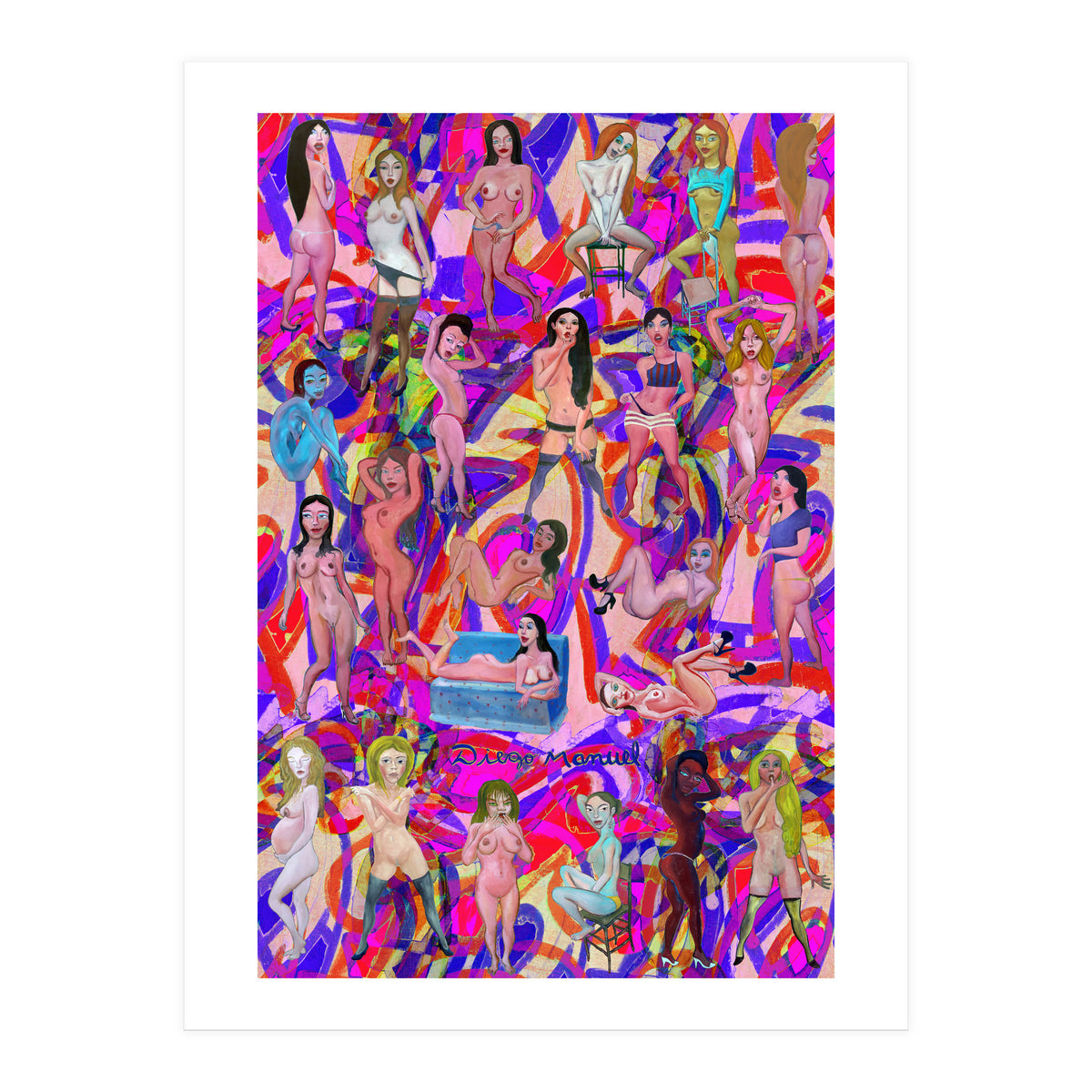 Chicas 3d 13 (Print Only)