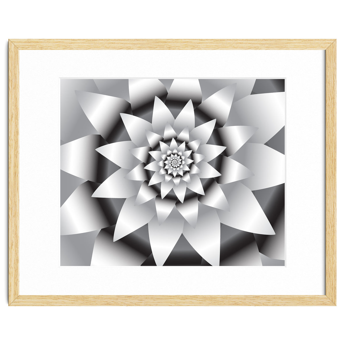 Abstract Modern Flower Design Art