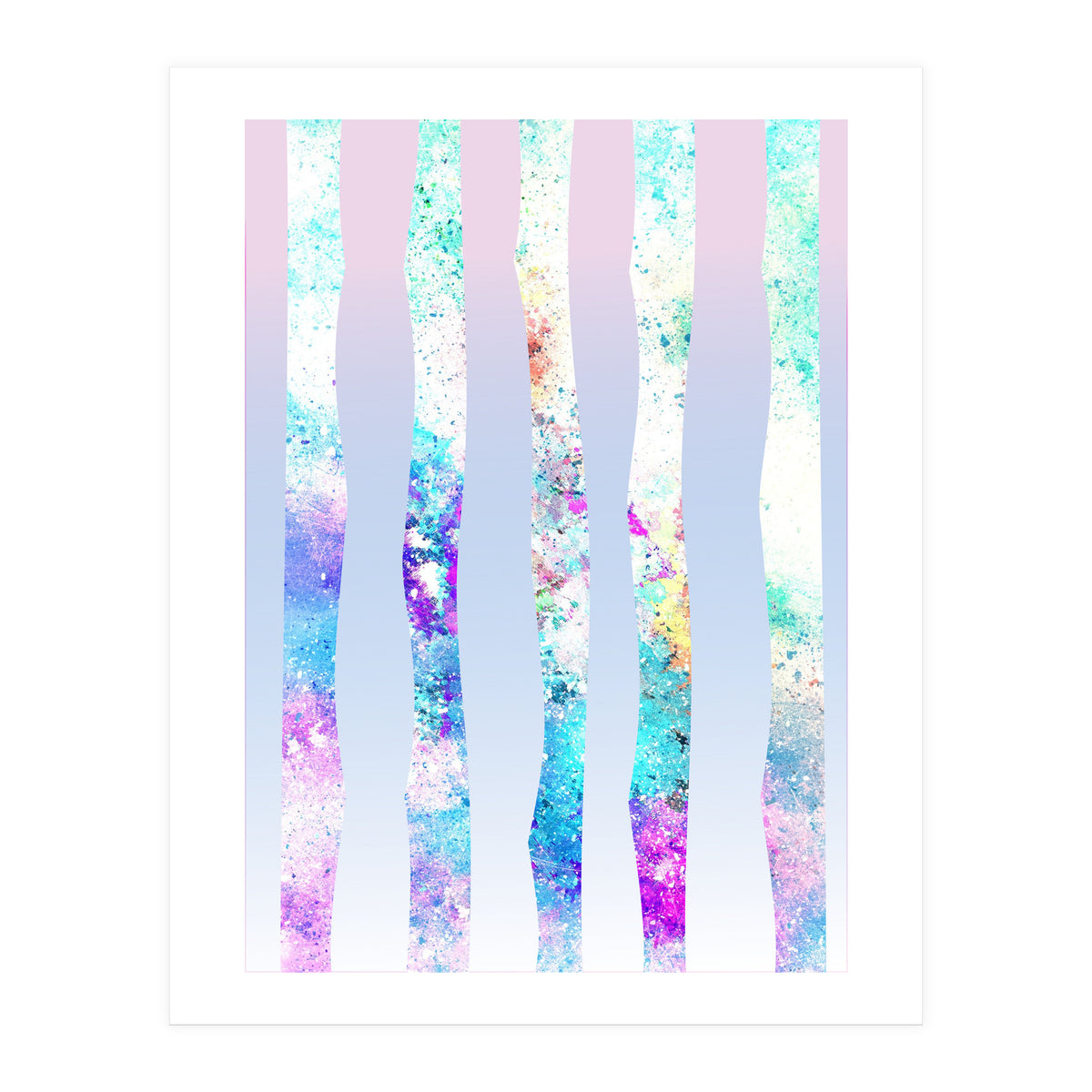 Watercolor Trees (Print Only)